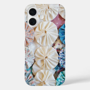 Coques iPhone 16 Yo Yo Motif Quilt