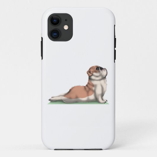 Coques Case-Mate iPhone Yoga Chien Chien en Anglais (Dos)