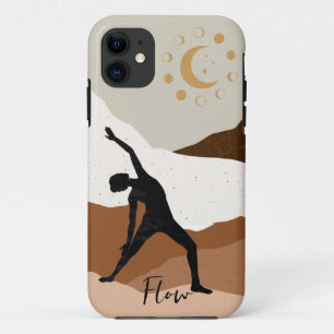 Case-Mate iPhone Case Yoga guerrier pose silhouette flux de méditation z