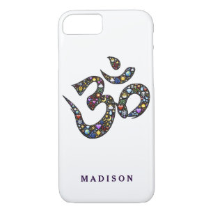 Etui iPhone Case-Mate Yoga mignon nommé de hippie d'emojis de symbole de