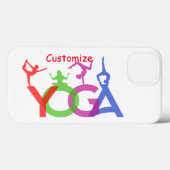 Coques Case-Mate iPhone Yoga Poses Silhouettes Thunder_Cove (Verso (horizontal))