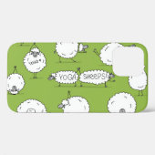 Coques Case-Mate iPhone Yoga Sheep : Whimsical Sketch Fun. (Verso (horizontal))