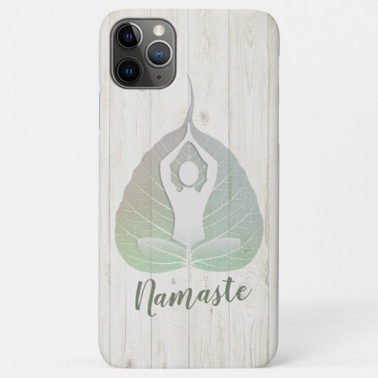 Coques Case-Mate iPhone Yoga Studio Instructeur Méditation Pose Bodhi Leaf (Dos)