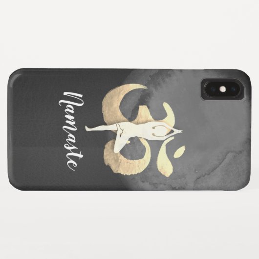 Coques Case-Mate iPhone Yoga Studio Instructor Méditation Pose OM Symbole (Dos (Horizontal))