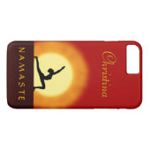 Coques Case-Mate iPhone Yoga Sunrise Pose Namaste Slim iPhone 7 Plus (Dos (Horizontal))