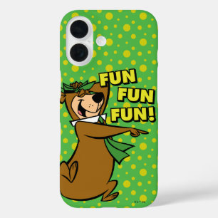 Coques iPhone 16 Yogi Bear Fun Amusant