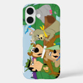 Coques Case-Mate iPhone Yogi Ours et amis encadrés photo de la forêt (Verso)