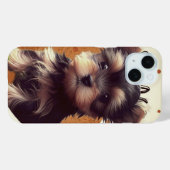 Coques Case-Mate iPhone Yorkie, Chiot, animal de compagnie (Verso (horizontal))