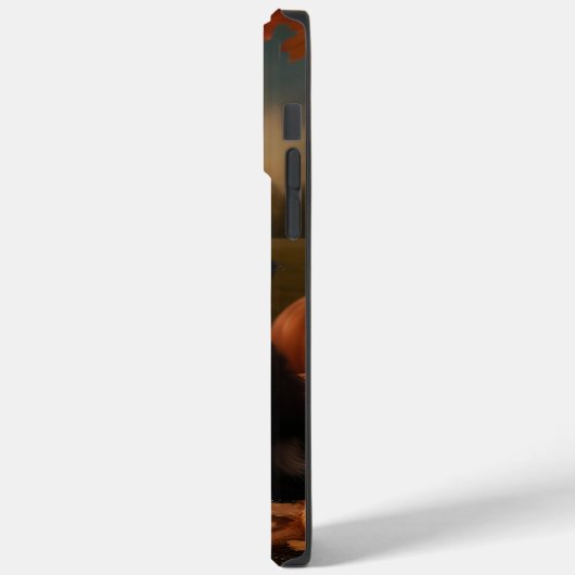 Coques Case-Mate iPhone Yorkipoo Chiot Automne Citrouille délice (Verso / Gauche)