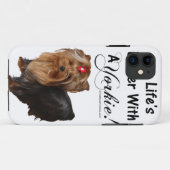 Coques Case-Mate iPhone Yorkshire Terrier (Dos (Horizontal))