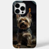 Coques Case-Mate iPhone Yorkshire Terrier Halloween effrayant (Verso)