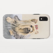 Coques Case-Mate iPhone Yorkshire Terrier Peinture - Cute Original Chien A (Dos (Horizontal))