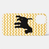 Coques Case-Mate iPhone You Choose Orange ou Blue Chevron With Schnauzer C (Verso (horizontal))