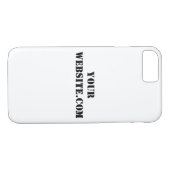 Coques Case-Mate iPhone YourWebSite.com (Dos (Horizontal))
