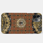 Coques Case-Mate iPhone Ysabeau style gothique baroque Beau Monogramme (Dos (Horizontal))