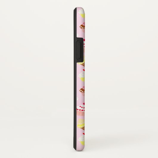 Coques Case-Mate iPhone Yummy Cupcakes (Dos/Droite)