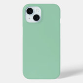 Coques Case-Mate iPhone Yummy Mint vert couleur solide (Verso)