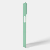 Coques Case-Mate iPhone Yummy Mint vert couleur solide (Verso / Droite)