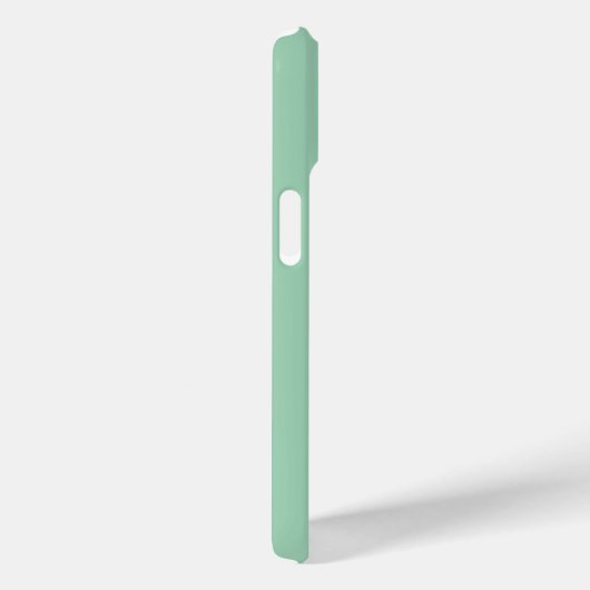 Coques Case-Mate iPhone Yummy Mint vert couleur solide (Verso / Droite)