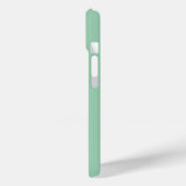 Coques Case-Mate iPhone Yummy Mint vert couleur solide (Verso / Gauche)