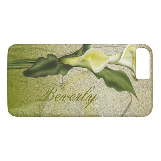 Coques Case-Mate iPhone Zantedeschia blanc (Dos (Horizontal))