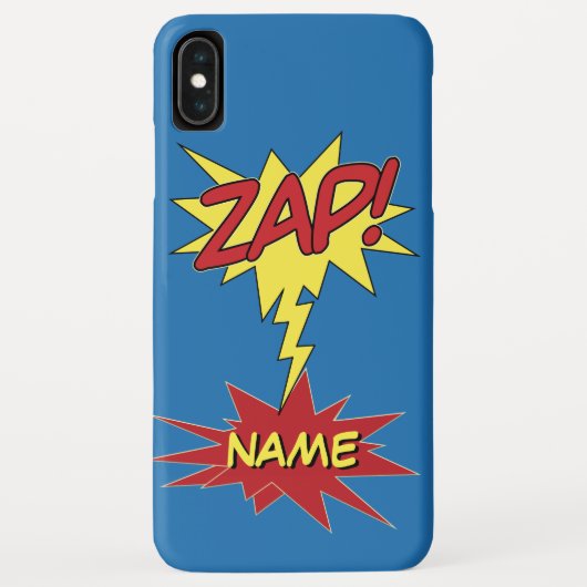 Coques Case-Mate iPhone ZAP ! dossiers de téléphone de nom personnalisés (Dos)