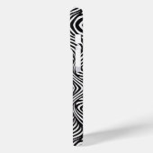 Coques Case-Mate iPhone Zebra Abstrait B&W Sherpa Blanket (Verso / Gauche)
