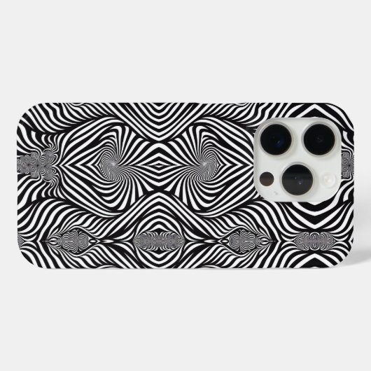 Coques Case-Mate iPhone Zebra Abstrait B&W Sherpa Blanket (Verso (horizontal))