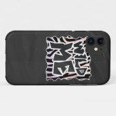 Coques Case-Mate iPhone Zebra Black and Pink Wild me (Dos (Horizontal))