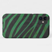 Coques Case-Mate iPhone Zebra Black et Green Print (Dos (Horizontal))