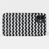 Coques Case-Mate iPhone Zebra Black et Grey Chevron (Dos (Horizontal))