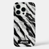 Coques Case-Mate iPhone Zebra Black White (Verso)