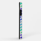 Coques Case-Mate iPhone Zebra Chevron Rainbow et White Print (Dos/Droite)