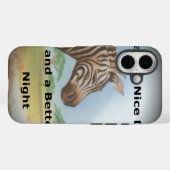 Coques Case-Mate iPhone Zebra Portrait, Amboseli : L'Esprit du Savann (Verso (horizontal))
