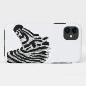 Coques Case-Mate iPhone Zebra Print Grandes noir et blanc (Dos (Horizontal))