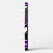 Coques Case-Mate iPhone Zebra Print Mix Purple (Verso / Gauche)