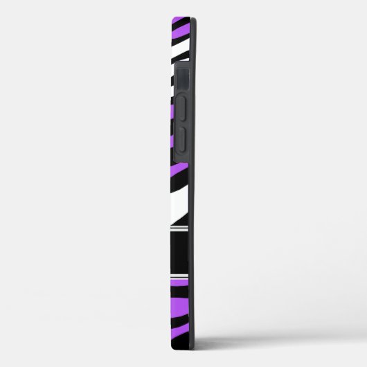 Coques Case-Mate iPhone Zebra Print Mix Purple (Verso / Gauche)