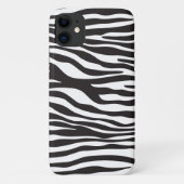 Coques Case-Mate iPhone Zebra Print, Zebra Stripes, Noir Et Blanc (Dos)