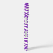 Coques Case-Mate iPhone Zebra Purple Stripes (Verso / Droite)