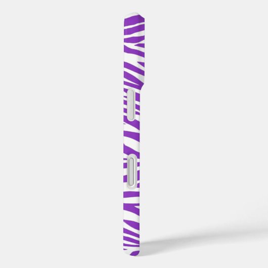 Coques Case-Mate iPhone Zebra Purple Stripes (Verso / Droite)