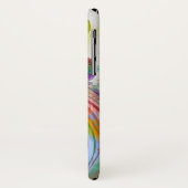 Coques Case-Mate iPhone Zebra Rainbow Splash (Dos/Gauche)