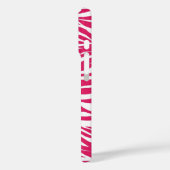 Coques Case-Mate iPhone Zebra rose (Verso / Gauche)
