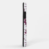 Coques Case-Mate iPhone Zebra Silhouette noir et rose chaud (Dos/Droite)