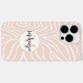Coques Case-Mate iPhone Zebra Stripe N'importe quelle couleur Personnalise (Verso (horizontal))