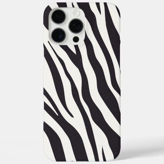 Coques Case-Mate iPhone Zebra Stripes iPhone Case – Black & White Pattern (Verso)