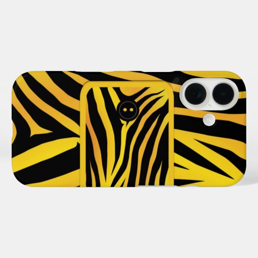 Coques Case-Mate iPhone Zebra Tiger Stripes (Verso (horizontal))