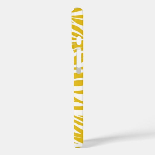 Coques Case-Mate iPhone Zebra Yellow Stripes (Verso / Gauche)