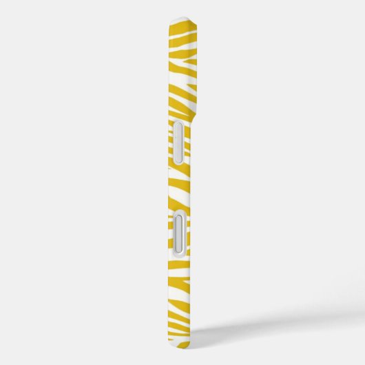 Coques Case-Mate iPhone Zebra Yellow Stripes (Verso / Droite)
