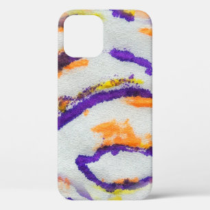 Case-Mate iPhone Case Zèbre animal sans joint. Motif d'art sale. Abstrai
