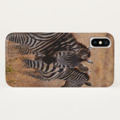 Coques Case-Mate iPhone Zèbre au Kenya (Dos (Horizontal))